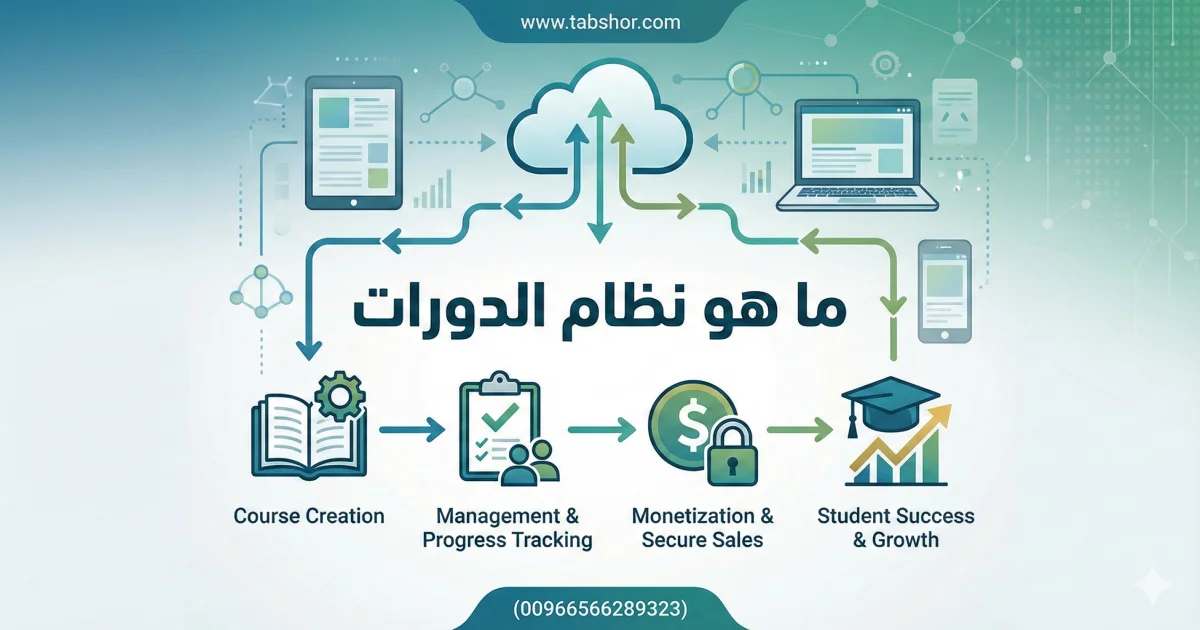 ما هو نظام الدورات الأنسب لبيع تدريبك في 2026 من منصة طبشور؟