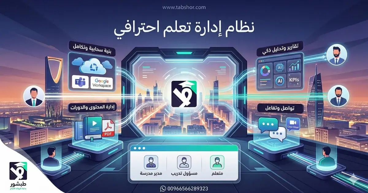 نظام إدارة تعلم احترافي (LMS) متكامل لعام 2026 | منصة طبشور